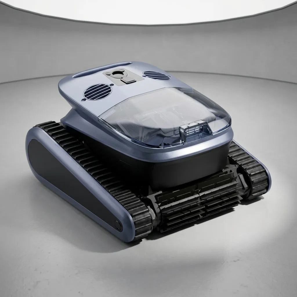 Robot Nettoyeur de Piscine Sonar IA Sans Fil — vue de face