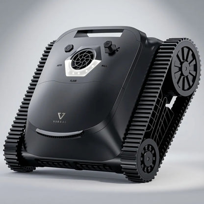 Robot de Piscine Triple Moteur Sans Fil — vue de face