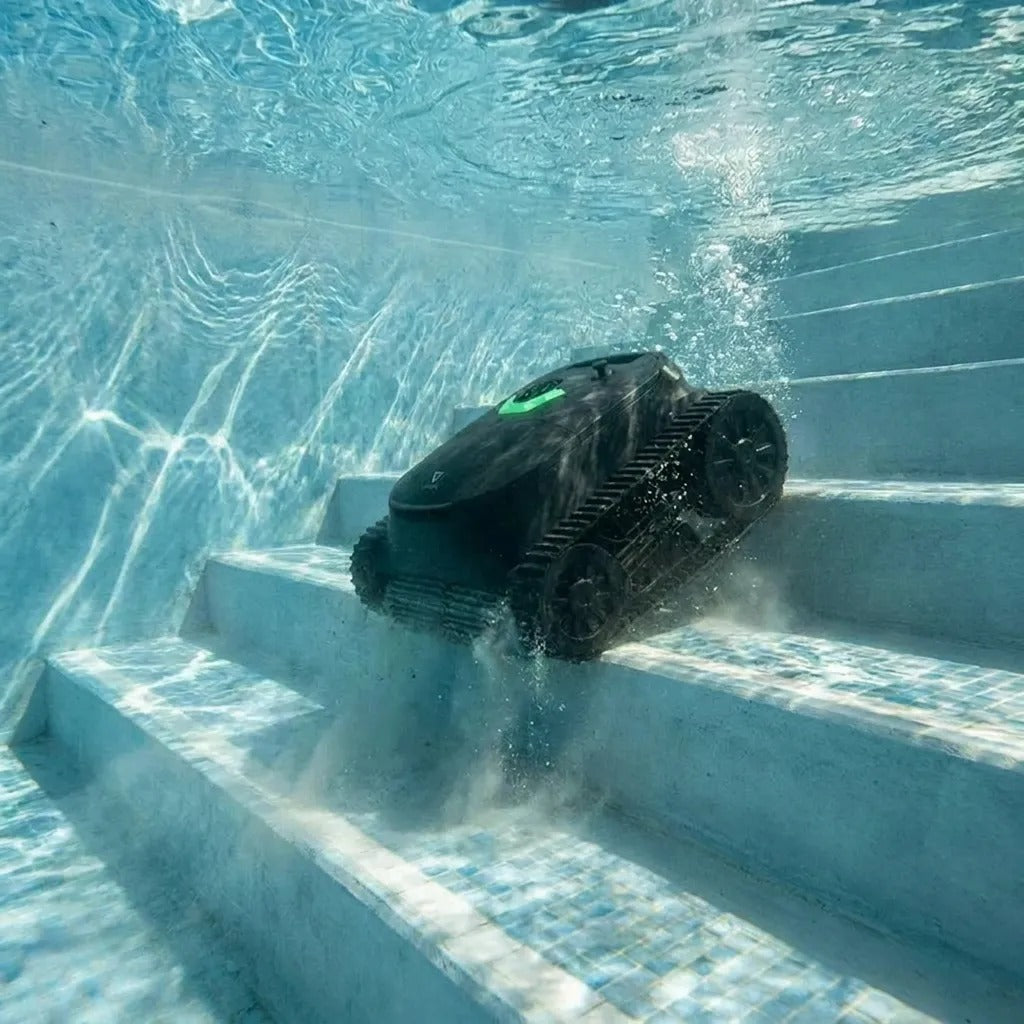 Robot de Piscine Triple Moteur Sans Fil — navigation intelligente